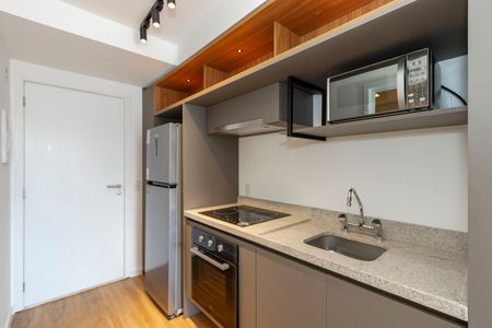Studio à venda com 33m², 1 quarto e sem vagaCozinha