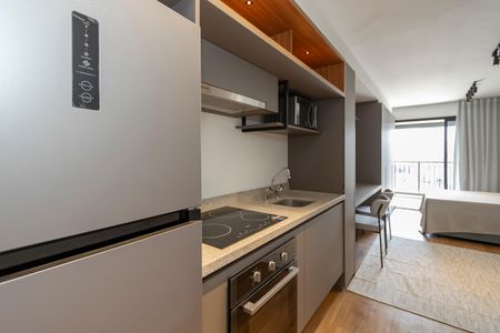 Studio à venda com 33m², 1 quarto e sem vagaCozinha