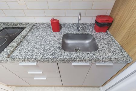 Studio para alugar com 29m², 1 quarto e sem vagaDetalhe - Cozinha