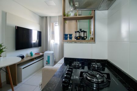 Studio à venda com 28m², 1 quarto e sem vagaCozinha e Área de Serviço