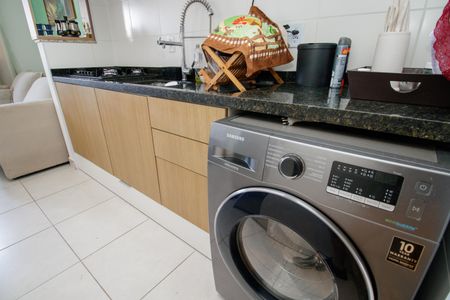 Studio à venda com 28m², 1 quarto e sem vagaCozinha e Área de Serviço