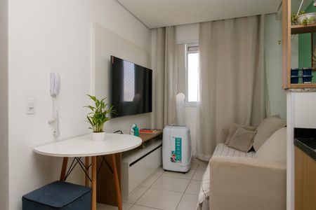 Studio à venda com 28m², 1 quarto e sem vagaSala