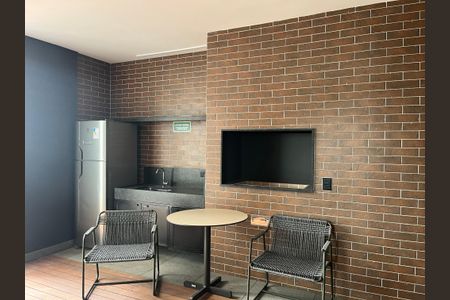 Studio à venda com 27m², 1 quarto e sem vaga Studio à venda com 27m², 1 quarto e sem vagaÁrea comum - Churrasqueira