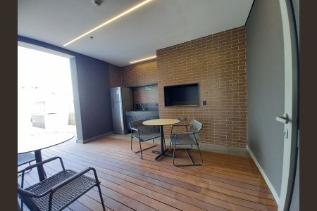 Studio para alugar com 27m², 1 quarto e sem vagaChurrasqueira