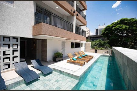 Apartamento para alugar com 45m², 2 quartos e sem vaga Apartamento para alugar com 45m², 2 quartos e sem vagaÁrea comum - Piscina