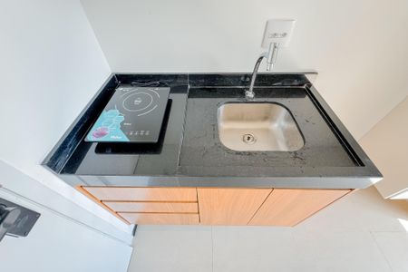 Studio à venda com 18m², 1 quarto e sem vagaCozinha