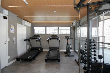 Studio para alugar com 31m², 1 quarto e 1 vaga Studio para alugar com 31m², 1 quarto e 1 vagaÁrea Comum - Academia