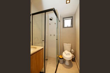 Banheiro de kitnet/studio para alugar com 1 quarto, 31m² em Jardim Paulista, São Paulo