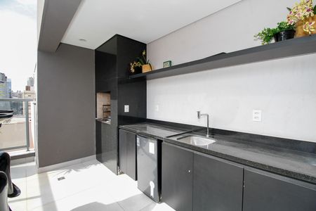 Studio para alugar com 31m², 1 quarto e 1 vaga Studio para alugar com 31m², 1 quarto e 1 vagaÁrea Comum - Churrasqueira
