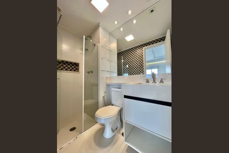 Apartamento à venda com 64m², 1 quarto e 2 vagas Apartamento à venda com 64m², 1 quarto e 2 vagasBanheiro Social