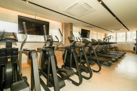 Apartamento à venda com 50m², 1 quarto e 1 vaga Apartamento à venda com 50m², 1 quarto e 1 vagaÁrea comum - Academia