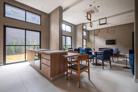 Studio à venda com 26m², 1 quarto e sem vagaÁrea comum - Salão de festas