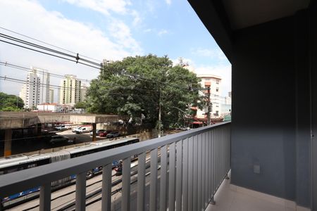 Studio para alugar com 26m², 1 quarto e sem vagaVaranda