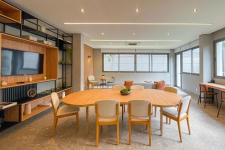 Studio para alugar com 24m², 1 quarto e sem vagaÁrea comum - Salão de festas