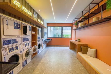 Studio para alugar com 24m², 1 quarto e sem vagaLavanderia