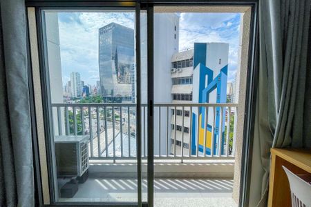 Studio para alugar com 24m², 1 quarto e sem vagaVaranda