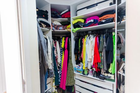 Apartamento à venda com 132m², 3 quartos e 3 vagasCloset do quarto