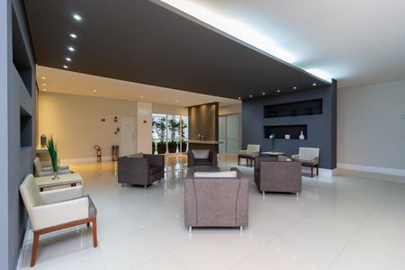 Apartamento à venda com 48m², 1 quarto e 1 vaga Apartamento à venda com 48m², 1 quarto e 1 vagaHall social