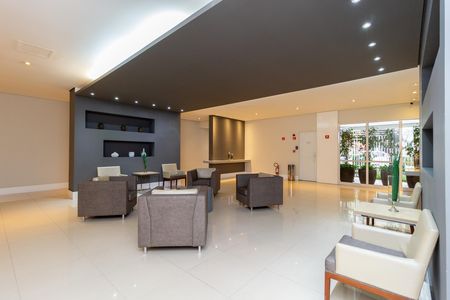 Apartamento à venda com 48m², 1 quarto e 1 vaga Apartamento à venda com 48m², 1 quarto e 1 vagaHall social