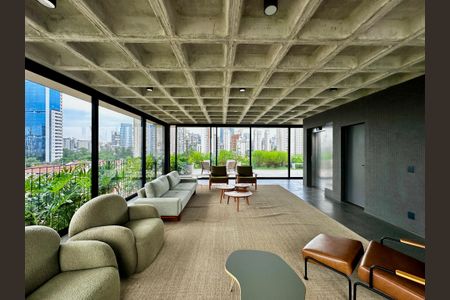 Apartamento à venda com 47m², 1 quarto e sem vaga Apartamento à venda com 47m², 1 quarto e sem vagaHall social