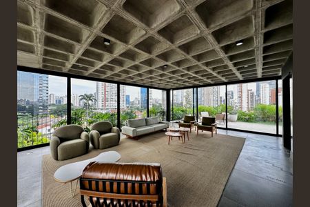 Apartamento à venda com 47m², 1 quarto e sem vaga Apartamento à venda com 47m², 1 quarto e sem vagaHall social