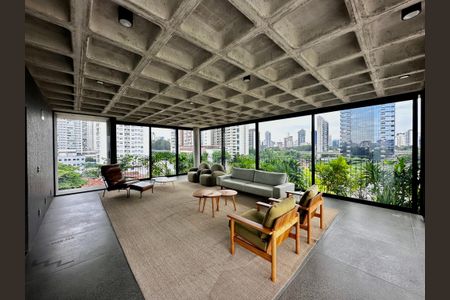 Apartamento à venda com 47m², 1 quarto e sem vaga Apartamento à venda com 47m², 1 quarto e sem vagaHall social