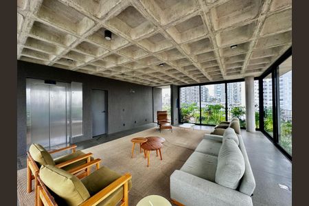 Apartamento à venda com 47m², 1 quarto e sem vaga Apartamento à venda com 47m², 1 quarto e sem vagaHall social