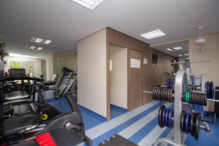 Apartamento para alugar com 44m², 2 quartos e 1 vaga Apartamento para alugar com 44m², 2 quartos e 1 vagaÁrea comum - Academia