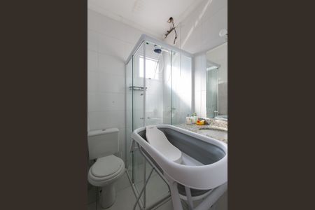 Casa de condomínio à venda com 59m², 2 quartos e 1 vagaBanheiro da Suíte 1