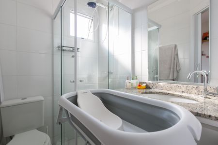 Casa de condomínio à venda com 59m², 2 quartos e 1 vagaBanheiro da Suíte 1