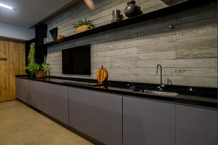 Studio à venda com 28m², 1 quarto e sem vagaÁrea comum - Área Gourmet