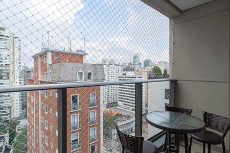 Studio à venda com 28m², 1 quarto e sem vagaVaranda da Sala/Quarto