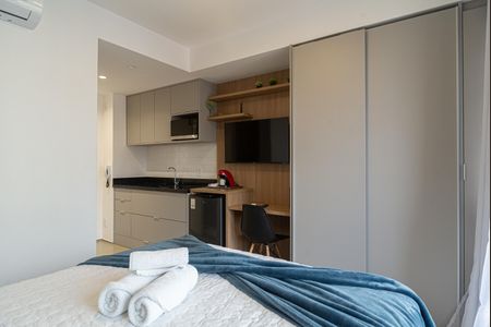 Studio à venda com 28m², 1 quarto e sem vagaSala/Quarto