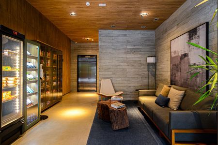 Studio à venda com 28m², 1 quarto e sem vagaÁrea comum - Hall Social