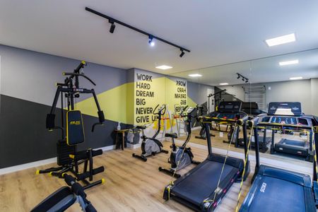 Apartamento para alugar com 31m², 2 quartos e sem vaga Apartamento para alugar com 31m², 2 quartos e sem vagaÁrea comum - Academia