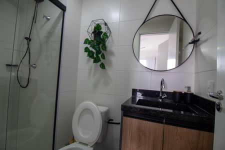 Apartamento para alugar com 28m², 1 quarto e sem vagaBanheiro da Suíte