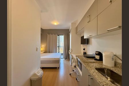 Studio para alugar com 28m², 1 quarto e sem vaga Studio para alugar com 28m², 1 quarto e sem vagaCozinha