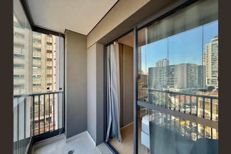 Studio para alugar com 28m², 1 quarto e sem vaga Studio para alugar com 28m², 1 quarto e sem vagaSacada do Studio
