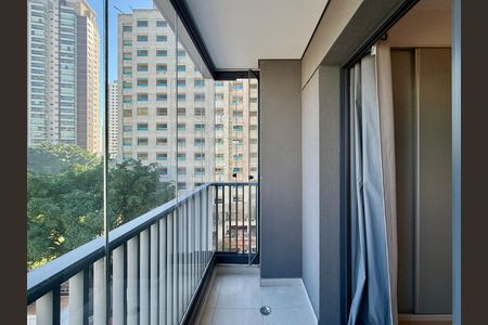 Studio para alugar com 28m², 1 quarto e sem vaga Studio para alugar com 28m², 1 quarto e sem vagaSacada do Studio
