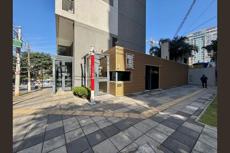 Studio para alugar com 28m², 1 quarto e sem vaga Studio para alugar com 28m², 1 quarto e sem vagaFachada