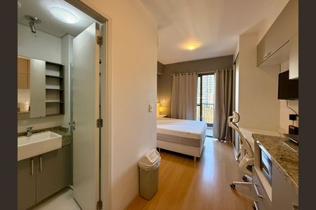 Studio para alugar com 28m², 1 quarto e sem vaga Studio para alugar com 28m², 1 quarto e sem vagaCozinha