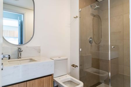 Apartamento à venda com 57m², 1 quarto e 1 vagaSuite - Banheiro