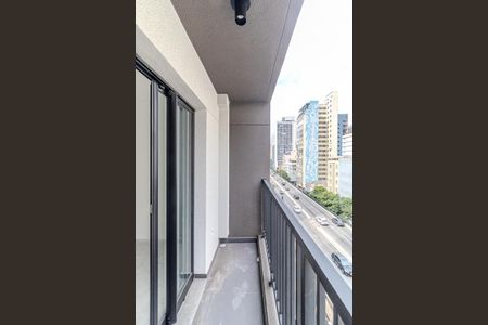 Studio à venda com 23m², 1 quarto e sem vagaVaranda