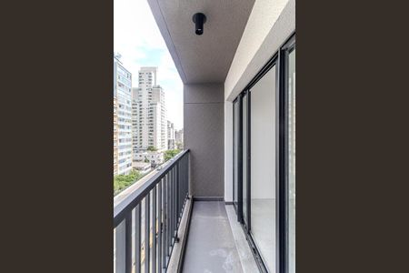 Studio à venda com 23m², 1 quarto e sem vagaVaranda