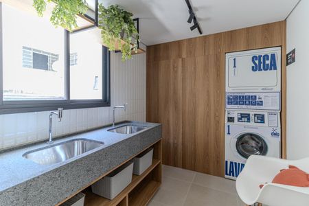 Studio à venda com 29m², 1 quarto e 1 vagaLavanderia