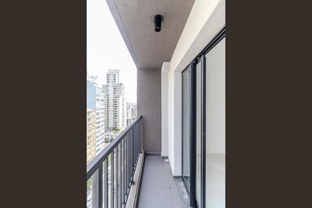 Studio à venda com 29m², 1 quarto e 1 vagaVaranda