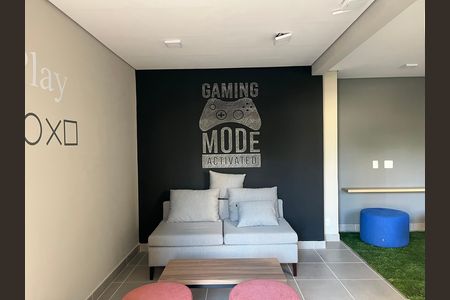 Apartamento para alugar com 27m², 1 quarto e sem vaga Apartamento para alugar com 27m², 1 quarto e sem vagaÁrea comum - Sala de Jogos