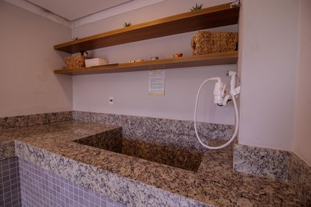 Studio para alugar com 35m², 1 quarto e sem vagabanho em animais de estimação