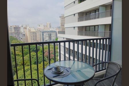 Studio para alugar com 25m², 1 quarto e sem vagaSacada