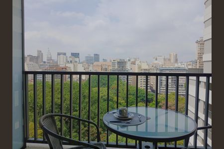 Studio para alugar com 25m², 1 quarto e sem vagaSacada